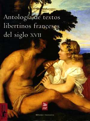 cover image of Antología de textos libertinos franceses del siglo XVII
